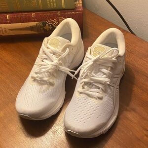 Asics All-White Athletic Sneakers